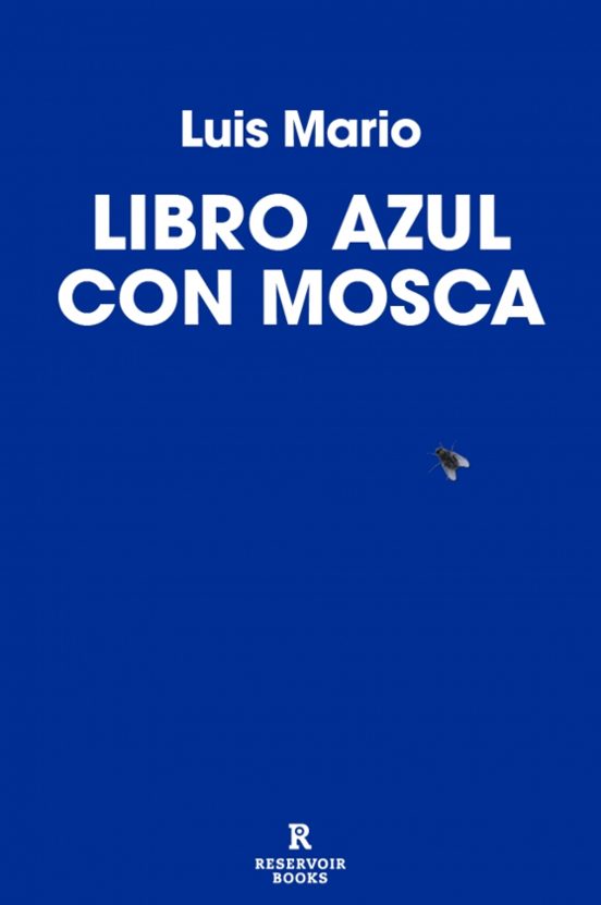 Libro azul con mosca - Luis Mario